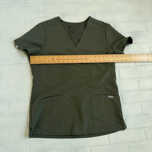 FIGS Technical Collection Women's Olive Green Top and Pants Set Multipocket sz S - Picture 7 of 11